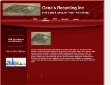 Tablet Screenshot of genesrecycling.com